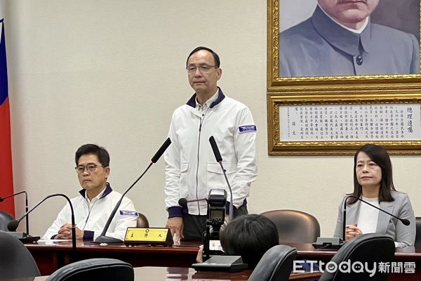 ▲▼國民黨《罷免賴清德行動》全國啟動記者會，主席朱立倫致詞。（圖／記者鄭佩玟攝）