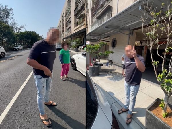 ▲▼桃園遊客開車到旗津玩，因停車問題遭毆打。（圖／翻攝自爆料公社）