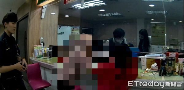 ▲女子領現金買地，警銀聯手即時拆穿詐騙。（圖／記者楊漢聲翻攝）
