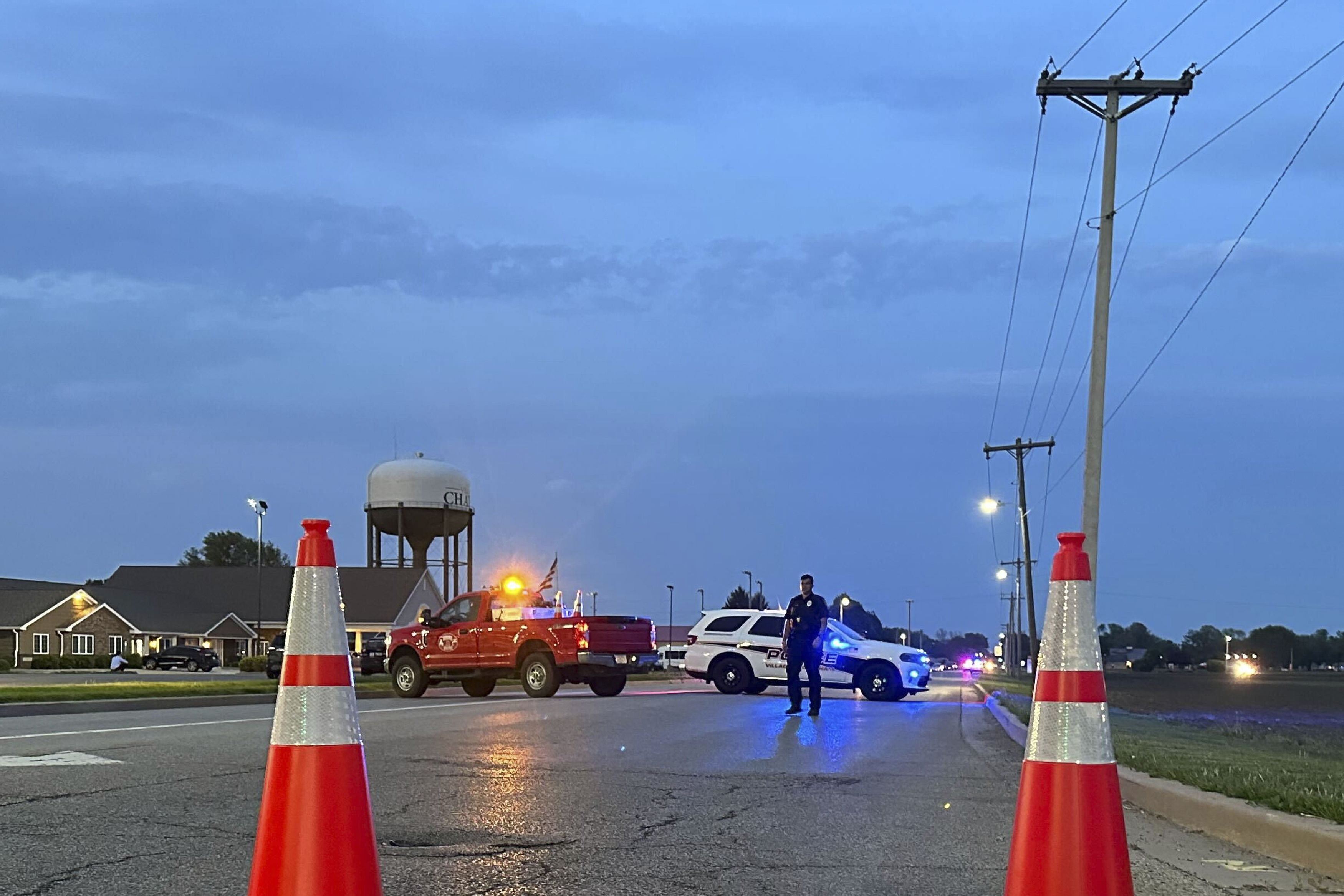 ▲▼伊利諾州發生嚴重車禍。（圖／達志影像／美聯社）