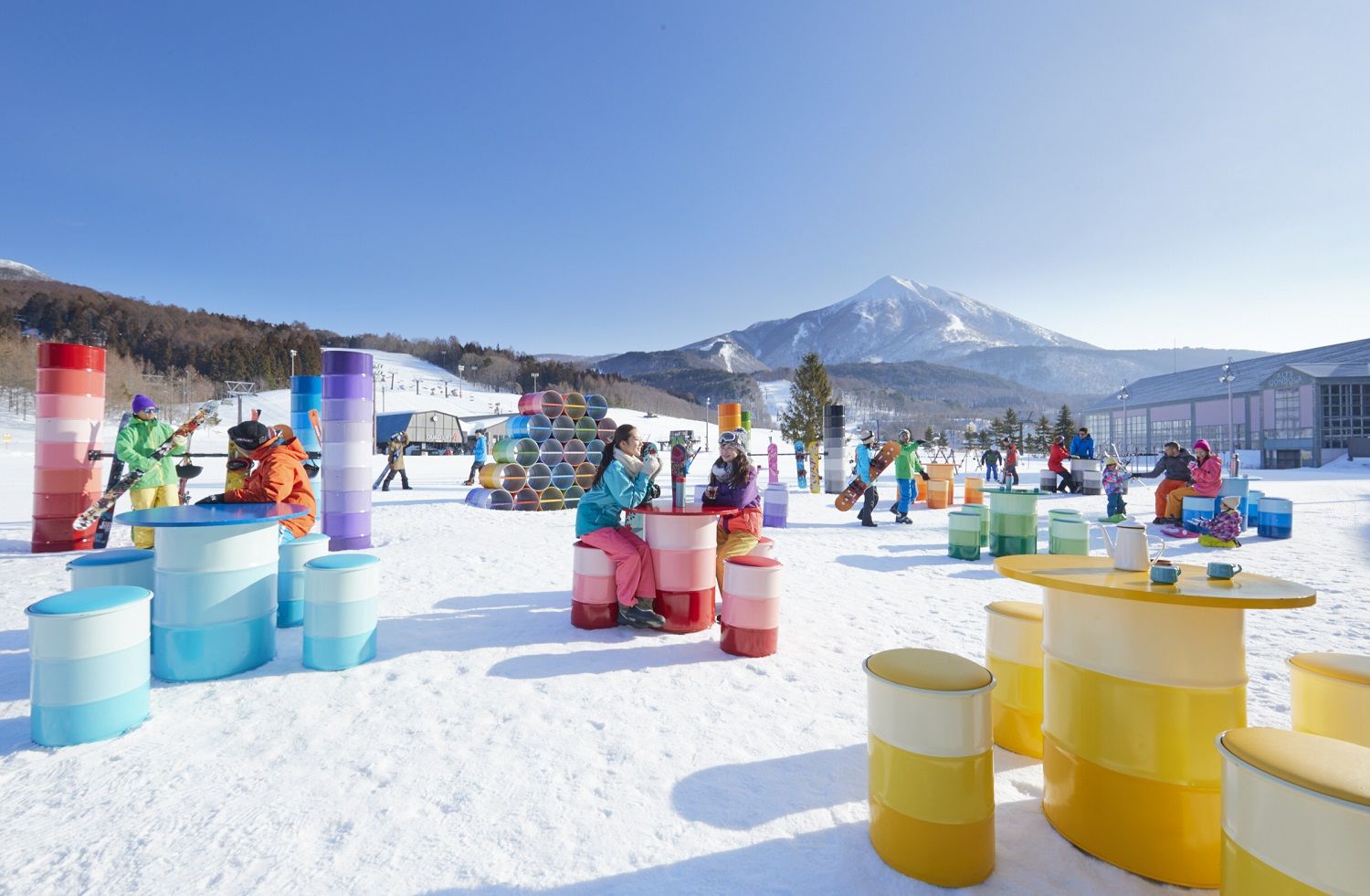 星宇航空,星野集團,日本,北海道,TOMAMU度假村,仙台,仙台磐梯山,日本東北,滑雪,雪地（圖／星宇航空提供）