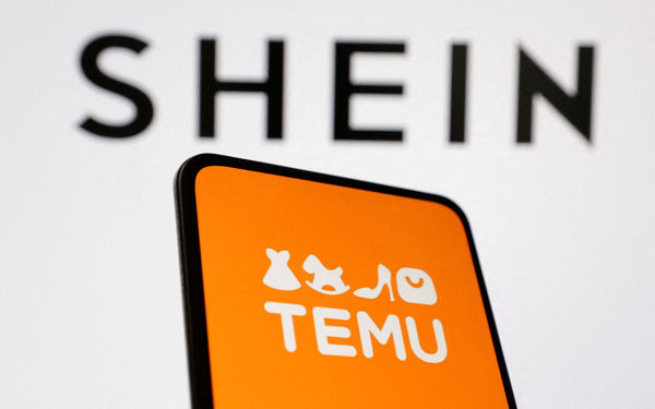 ▲▼中國跨境電商平台Temu,Shein。（圖／路透）