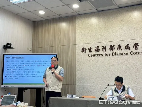 疾管署4/29記者會。（圖／記者趙于婷攝）