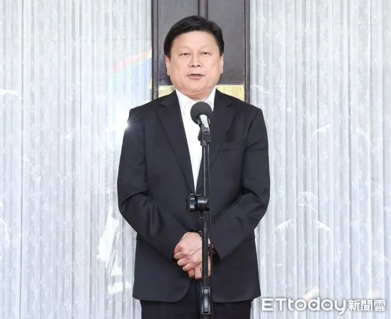 ▲▼傅崐萁 記者會 立法院 回應藉礦稅敲詐列被告事。（圖／記者屠惠剛攝）