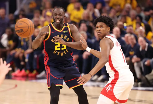 ▲勇士格林、波傑姆斯基。（圖／路透）