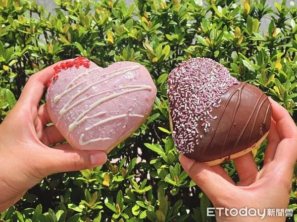 ▲▼Mister Donut推出母親節限定愛心甜甜圈、北海道酥鬆鹹派。（圖／Mister Donut提供）