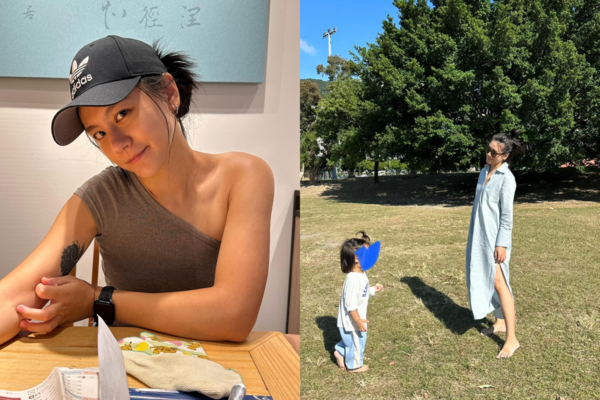 外送用▲▼小蠻3歲兒逛五金行被說「留下上班」她護子反遭炎上。（圖／翻攝自Facebook／小蠻 王承嫣）