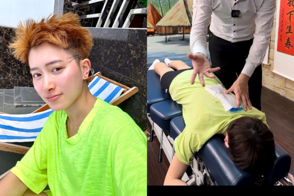 外送用▲▼鄭靚歆整復遭弄斷肋骨勝訴　揭新內幕：給我不明藥包。（圖／翻攝自Facebook／鄭靚歆Jin）
