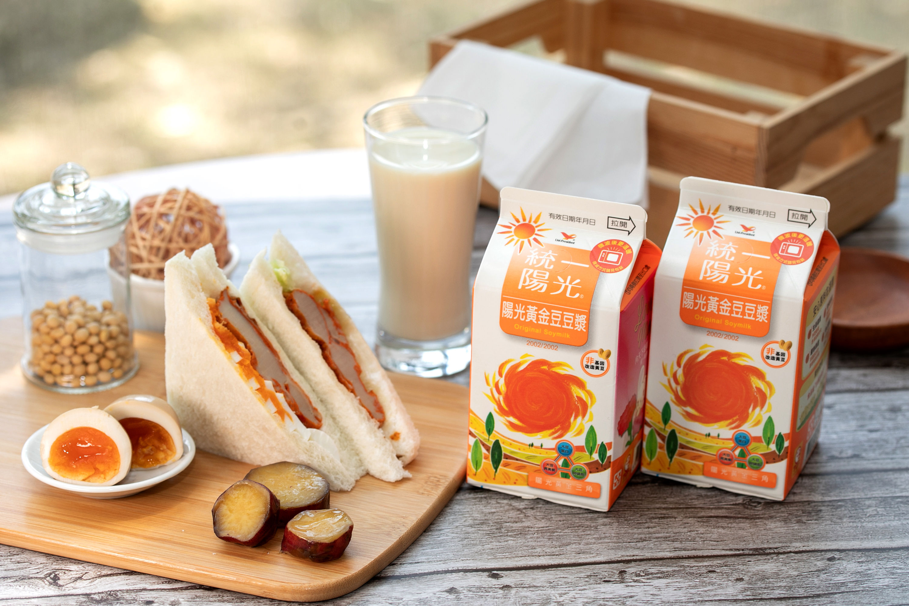 ▲▼統一陽光豆漿拍照。（圖／記者周宸亘攝）