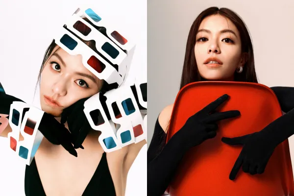 ▲宋芸樺手比數字27，象徵著擔任2025第27屆台北電影節影展大使。（圖／台北電影節提供）