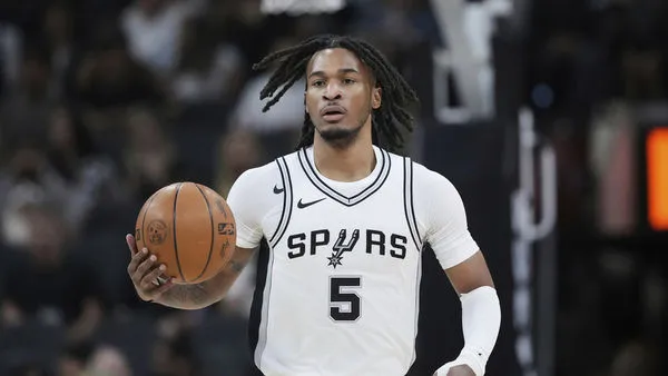 ▲馬刺卡索（Stephon Castle）奪新人王。（圖／達志影像／美聯社）