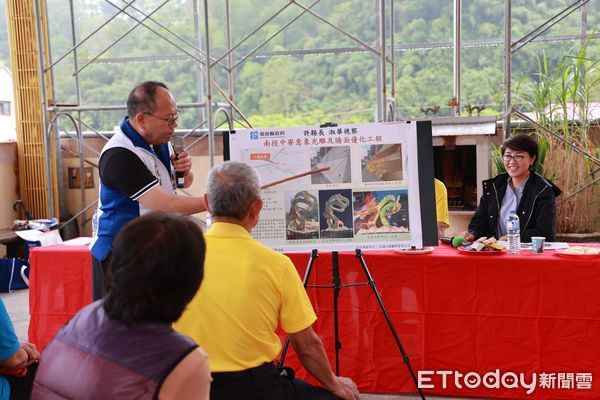 ▲台北燈節龍燈移至中寮鄉清水村，南投縣政府計畫打造「遊龍勝地」拚觀光。（圖／南投縣政府提供）