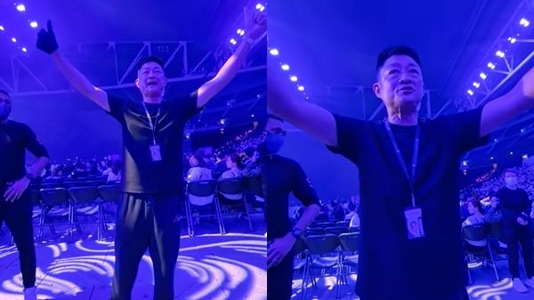 ▲楊證樺「當謝霆鋒演唱會保安」　親民合照粉絲！認了戲約減少。（圖／翻攝自抖音）