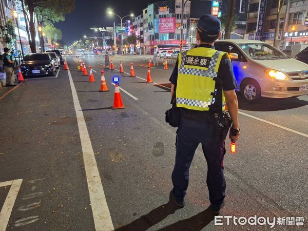 ▲台南市警局加強取締酒駕與大貨車違規，有效降低交通事故發生率。（記者林東良翻攝，下同）