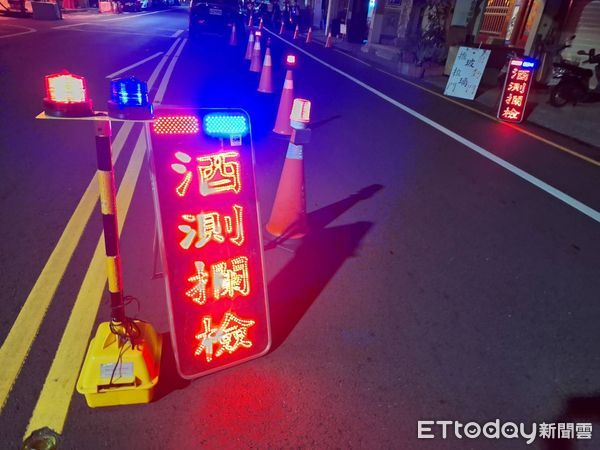 ▲台南市警局加強取締酒駕與大貨車違規，有效降低交通事故發生率。（記者林東良翻攝，下同）