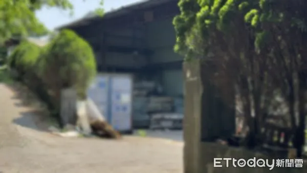 ▲新北市林口區一間塑膠工廠發生砍人事件，一人送醫急救。（圖／記者陳以昇攝）