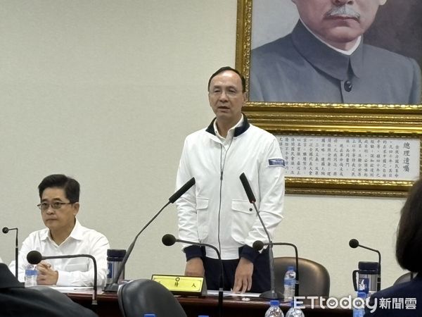 ▲國民黨主席朱立倫。（圖／記者鄭佩玟攝）