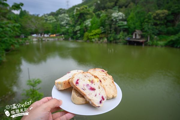 ▲▼新竹【沽月日光休憩聚落】湖景第一排咖啡館,必吃窯烤麵包.客家擂茶,峨眉賞桐秘境!。（圖／部落客滿分授權提供）
