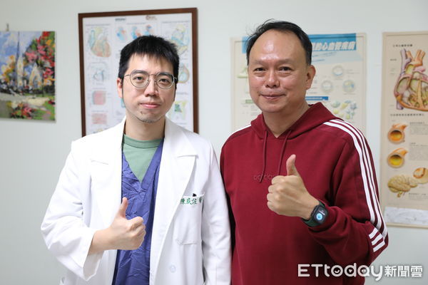 ▲▼黃郅達藉由認證的智慧手錶心臟健康監測功能，常常提醒他有心律不整的狀況。（圖／慈濟醫學中心提供，下同）