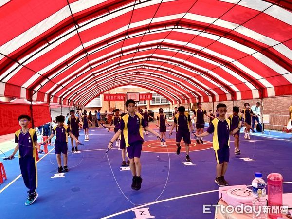 ▲▼  嘉義縣中小學學生健康操、跳繩比賽 展現活力創意  。（圖／嘉義縣政府提供）