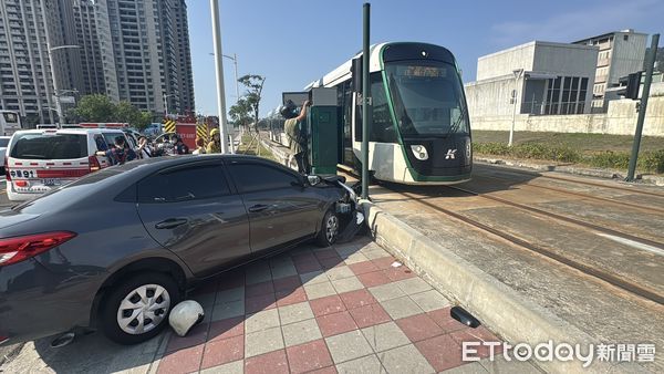 ▲▼輕軌車禍             。（圖／記者吳世龍攝）
