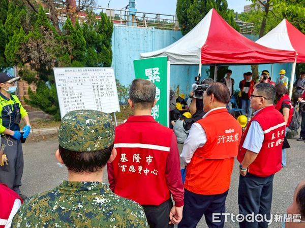▲基隆首度城鎮韌性演習。（圖／記者郭世賢翻攝）