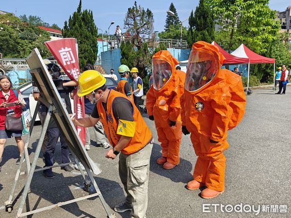 ▲基隆首度城鎮韌性演習。（圖／記者郭世賢翻攝）