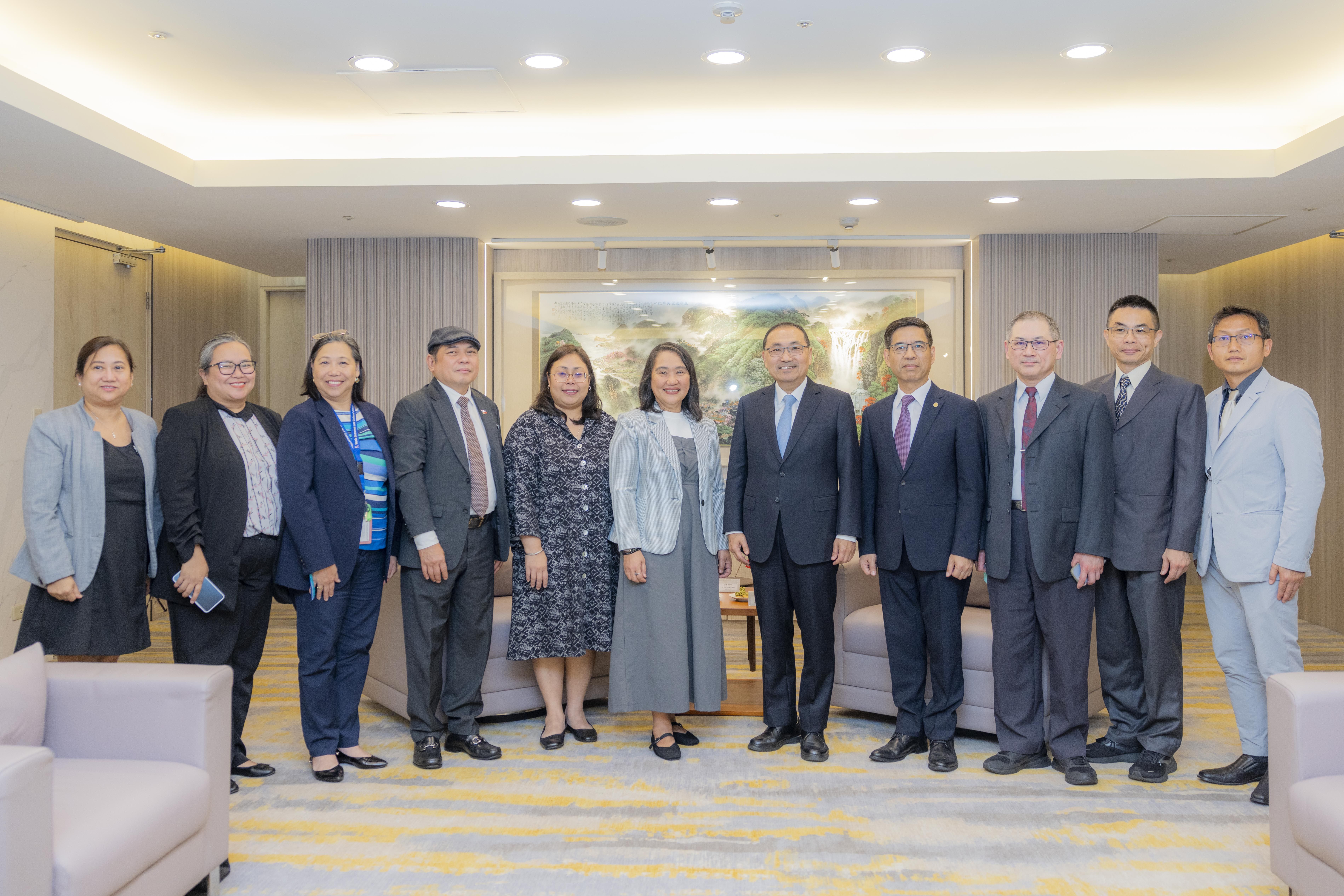 ▲馬尼拉代表葛若菲拜會新北。（圖／新北市秘書處提供）