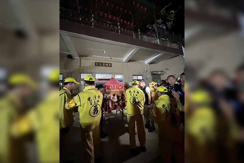 ▲▼白沙屯媽在新埔雲天宮停駕。（圖／翻攝臉書／白沙屯拱天宮）