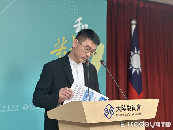 ▲▼陸委會副主委、發言人梁文傑。（圖／記者蔡紹堅攝）
