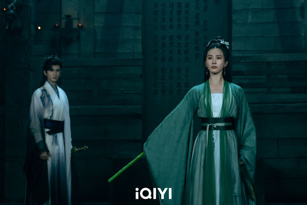 ▲古裝仙俠劇《淮水竹亭》由劉詩詩、張雲龍主演。（圖／iQIYI愛奇藝國際版提供）