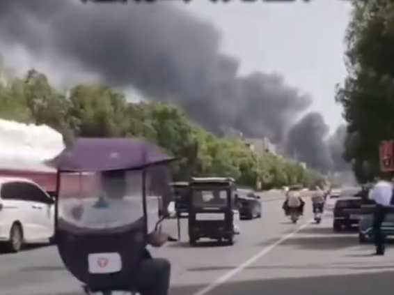 ▲▼河南生技公司發生爆炸事故。（圖／翻攝自微博／北京日報）