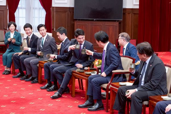 ▲▼總統賴清德接見「日本自民黨青年局幹部訪台團」。（圖／總統府提供）