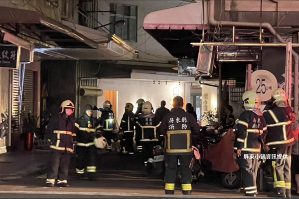 ▲▼快訊／屏東逢甲路商圈火警　婦人倒臥屋內「明顯死亡」。（圖／屏東小鎮資訊提供）