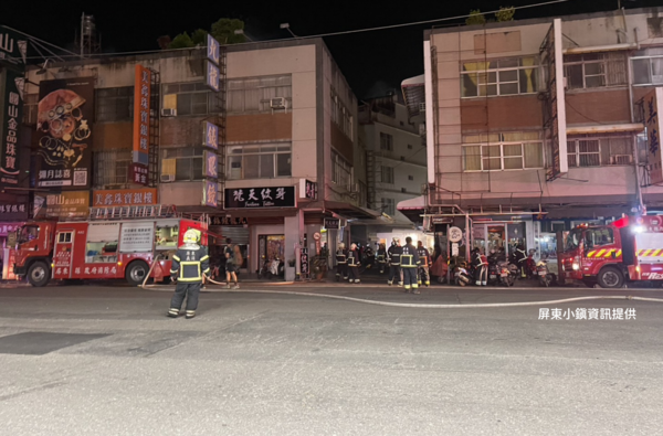 ▲▼快訊／屏東逢甲路商圈火警　婦人倒臥屋內「明顯死亡」。（圖／屏東小鎮資訊提供）