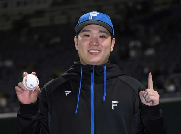 ▲▼ 古林睿煬日職一軍首勝            。（圖／ⒸH.N.F.提供）