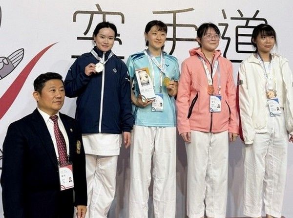 ▲開南大學法律系學生吳昀軒全大運奪雙銀牌