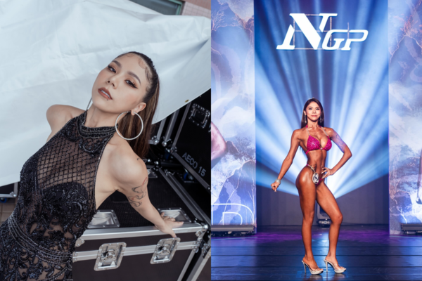 外送用▲▼蕾菈遭疑「身材整出來的」還原真相預告：下月測試做腹肌。（圖／翻攝自Instagram／la.112814）