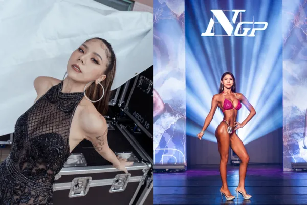 外送用▲▼蕾菈遭疑「身材整出來的」還原真相預告：下月測試做腹肌。（圖／翻攝自Instagram／la.112814）