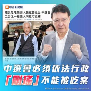 「刪瑤領銜人不是想退就能退」　趙少康揭法條：中選會別想要吃案
