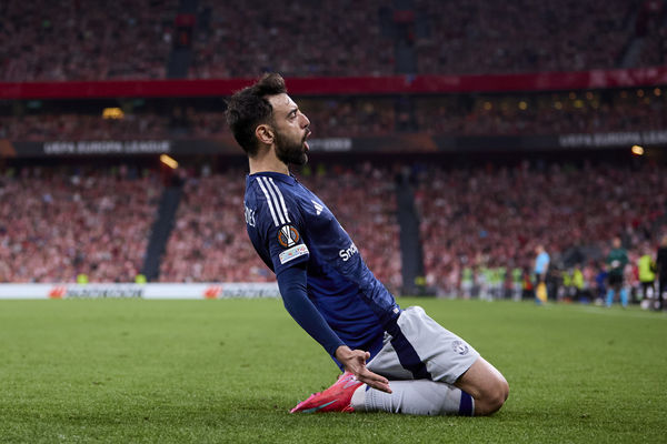 ▲「B費」布魯諾（Bruno Fernandes）上演梅開二度。（圖／達志影像／美聯社）