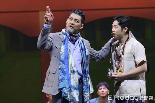 ▲▼聶雲、竺定誼出席果陀劇場《三個傻瓜》演出記者會。（圖／記者李毓康攝）