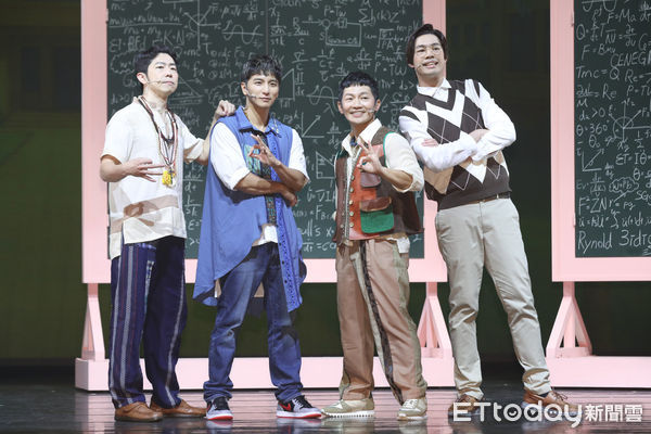 ▲▼楊奇煜、蔡昌憲、竺定誼、陳大天出席果陀劇場《三個傻瓜》演出記者會。（圖／記者李毓康攝）