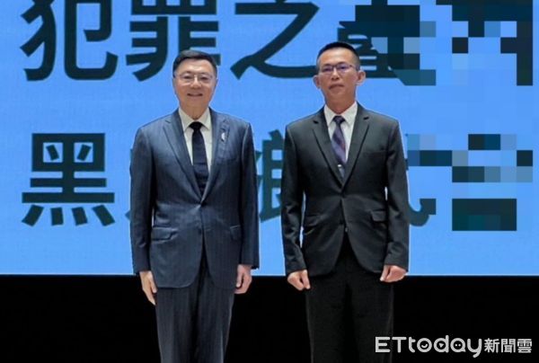 ▲雲林縣警察局保安警察隊副隊長劉丁心榮獲行政院長卓榮泰親自表揚「守國土護山河榮耀查緝先鋒」。（圖／記者游瓊華翻攝）