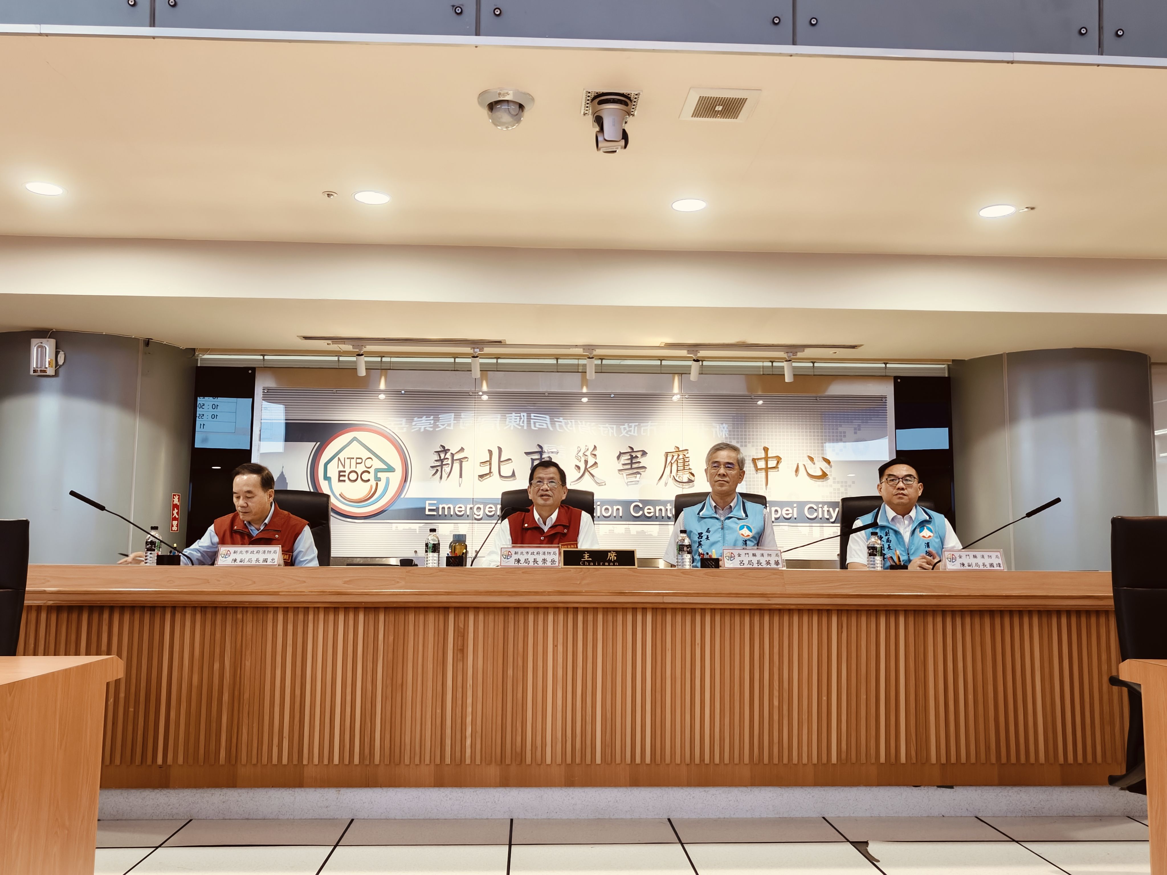 ▲金門新北簽署防災MOU 聯手打造韌性城市。（圖／記者郭世賢翻攝）