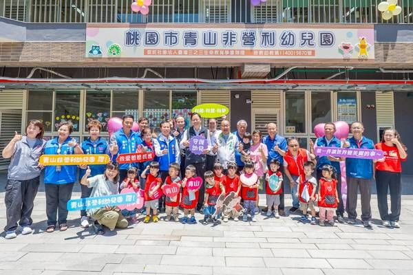 ▲張善政視察青山非營利幼兒園