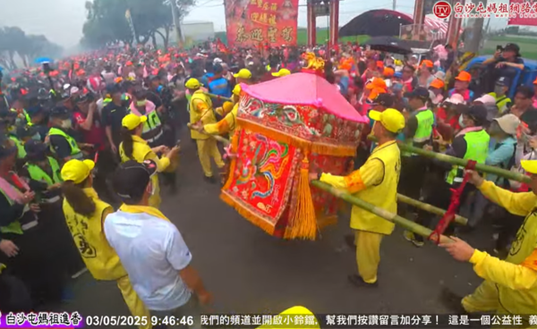 ▲▼ 。（圖／翻攝白沙屯媽祖網路電視台）