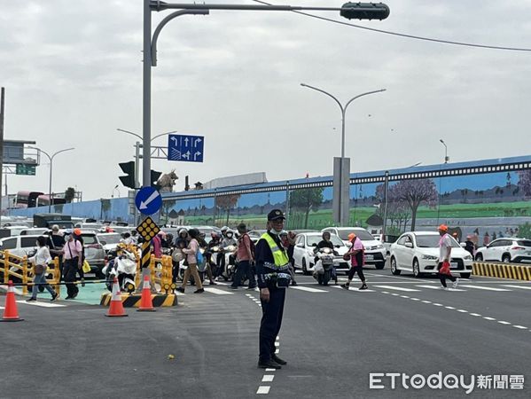 ▲▼             雲林縣北港市區劃設18小時管制區，禁止車輛進入。（圖／記者白珈陽翻攝，下同）