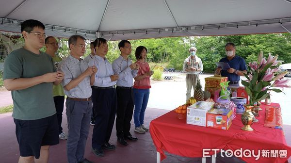 ▲台南學甲「原學甲公學校」修復工程啟動，預計2028年完工。（記者林東良翻攝，下同）