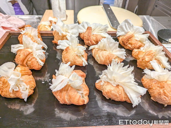 ▲新竹煙波全新Buffet「莫內」開箱！松葉蟹、天使紅蝦吃到飽 。（圖／記者黃士原攝）